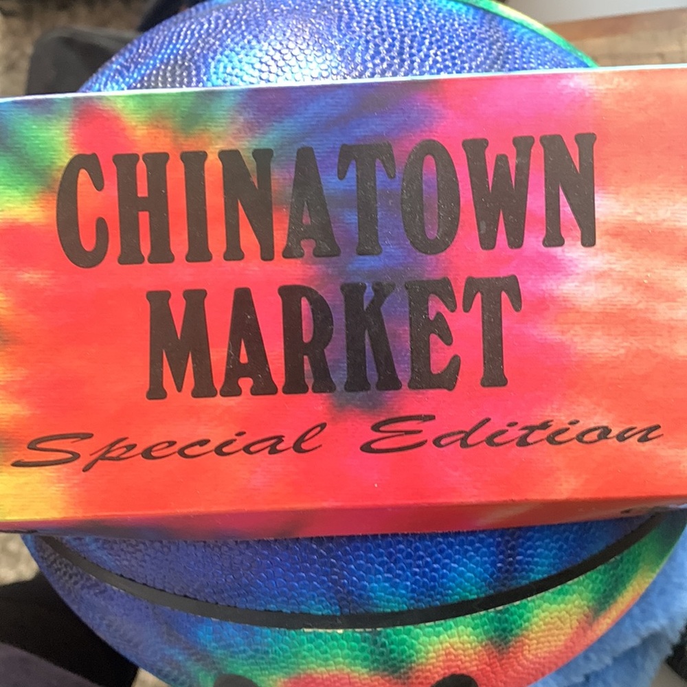 Chinatown Market Limited Ed. Tie Dye Basketball - Picture 3 of 5
